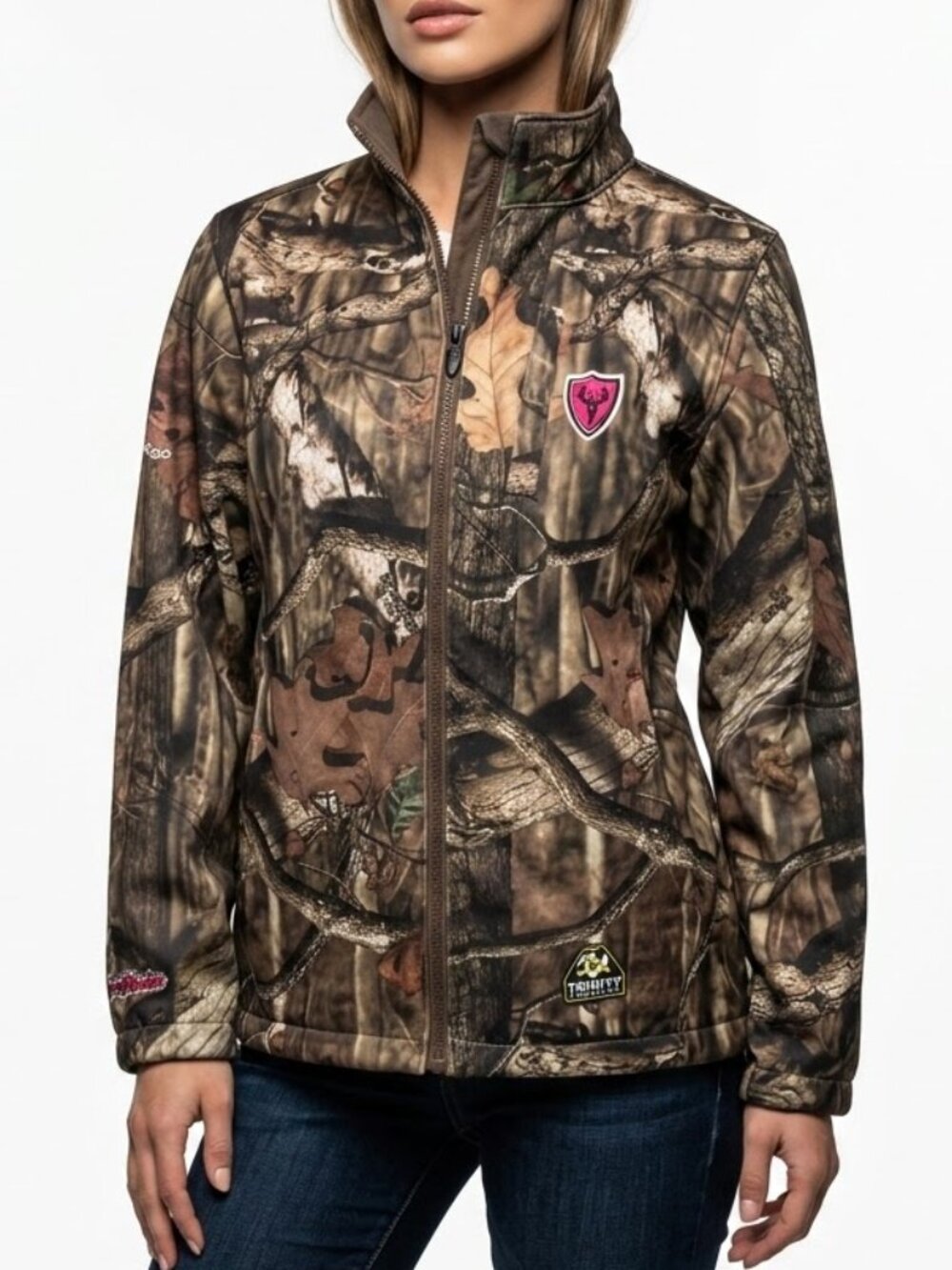 ScentBlocker Camo Jacket Gorpcore Real Tree Full Zip Sola Trinity Tech Medium